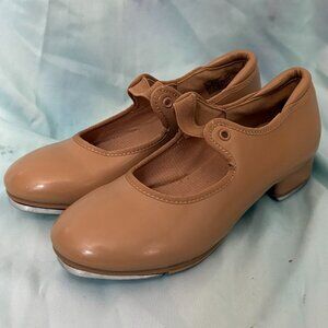 Girls Tan Tap Shoes